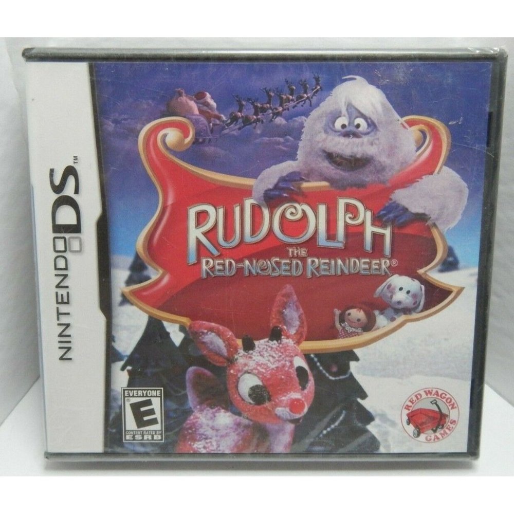 New Rudolph the Red-Nosed Reindeer Nintendo DS 2010 Factory Sealed Videogame Kid